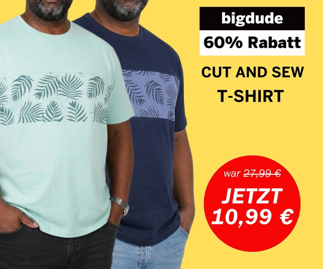 Bigdude Wochenangebot – T-Shirts jetzt nur 10,99 €